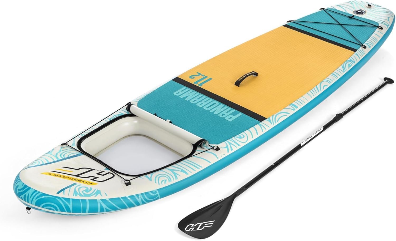 Hydro-Force Inflatable SUP with Kayak Conversion Kit