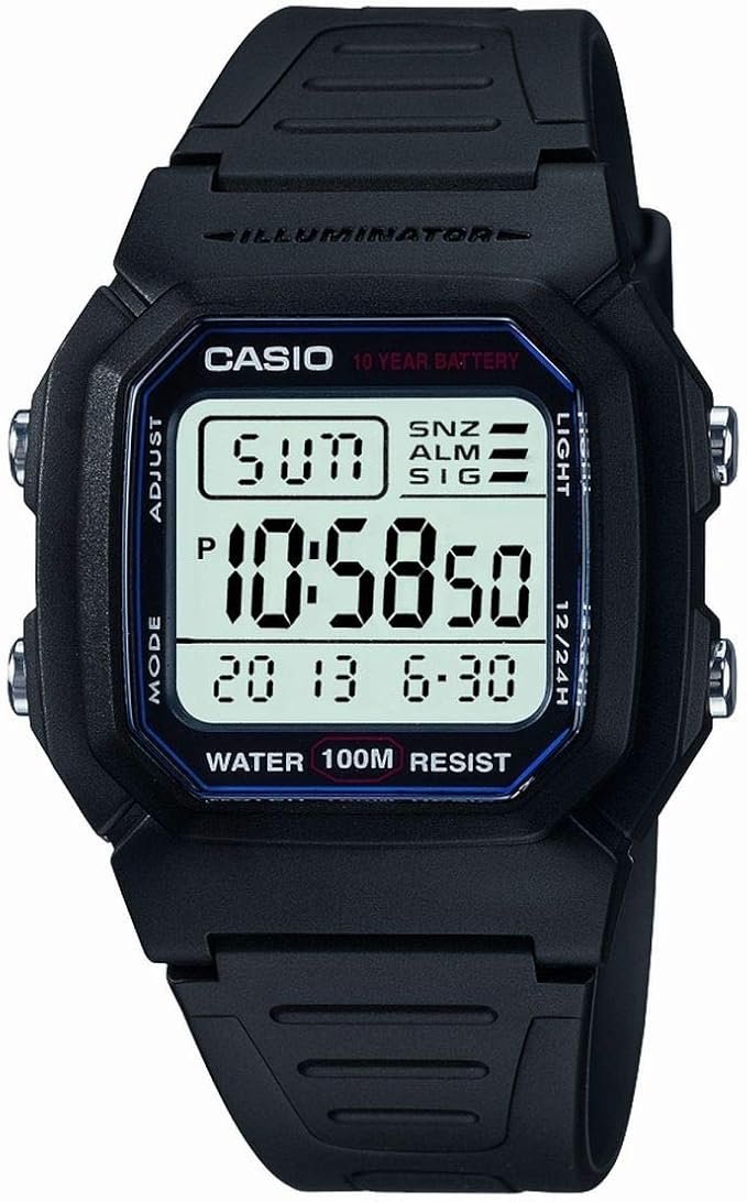 Casio W-800H waterproof digital watch