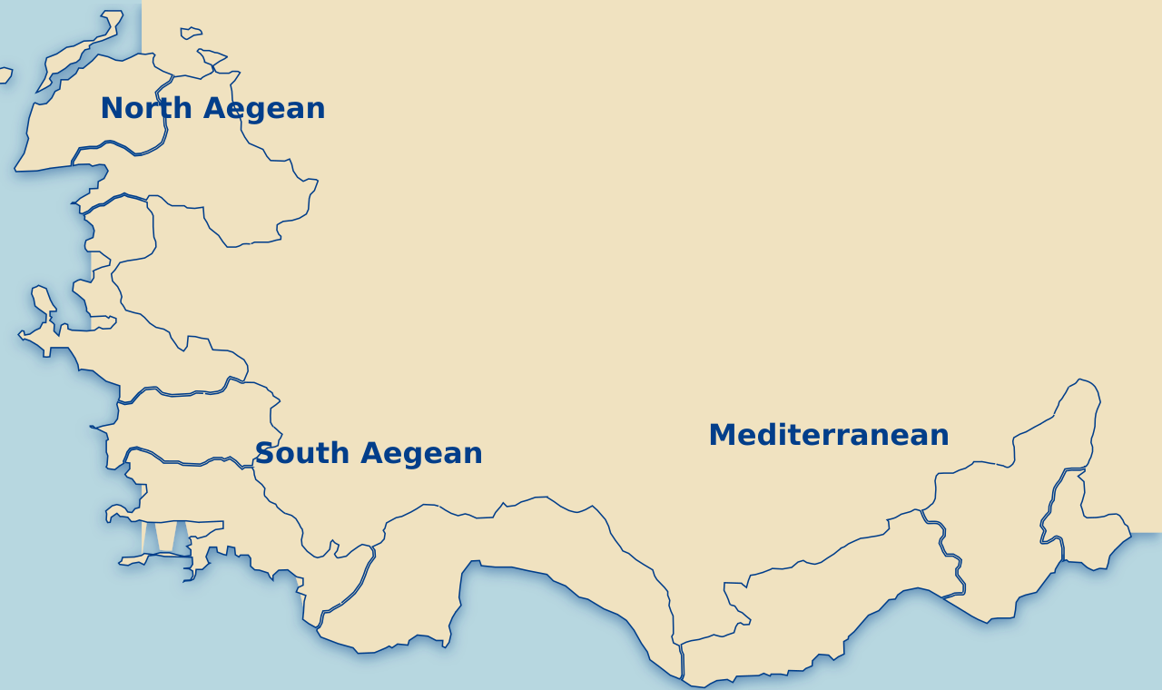 Home Map of paddleboarding locations on the Aegean and Mediterranean coast of Turkey