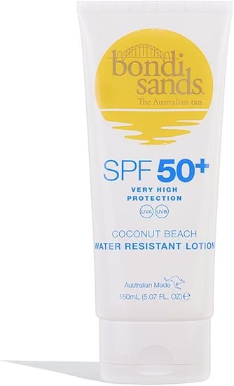 What to Wear Paddleboarding Bondi Sands SPF 50+ water resistant sunscreen lotion